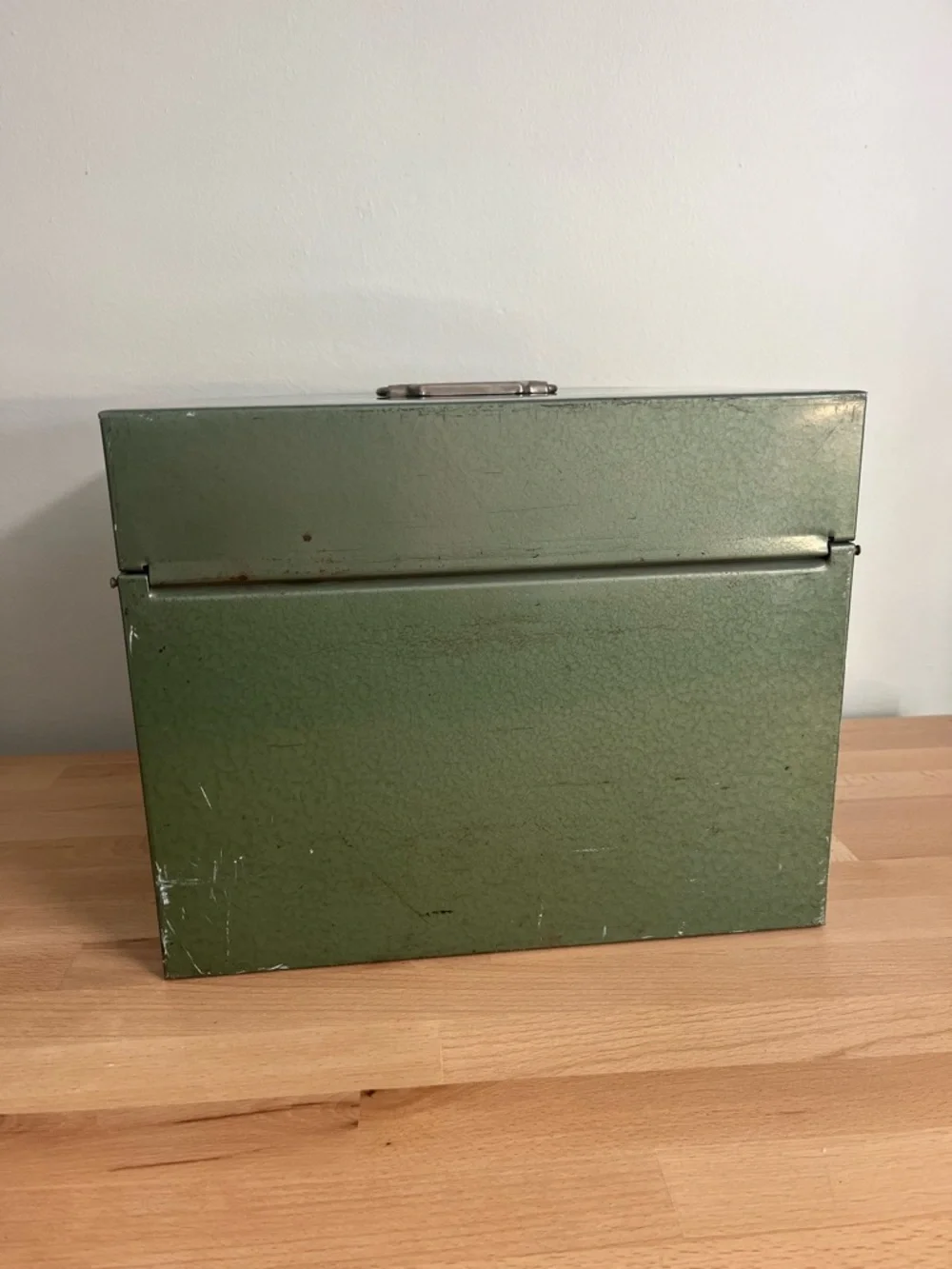 Vintage Hamilton Skotch Corp Giant Porta-File Metal Storage Box Fair Condition